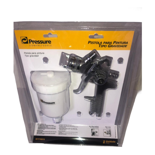 Pistola Pintura Automotiva Hvlp 1.4 Pressure 